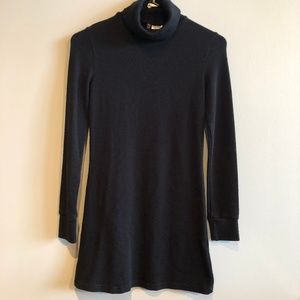 H&M Black Turtleneck mini sweater dress/tunic